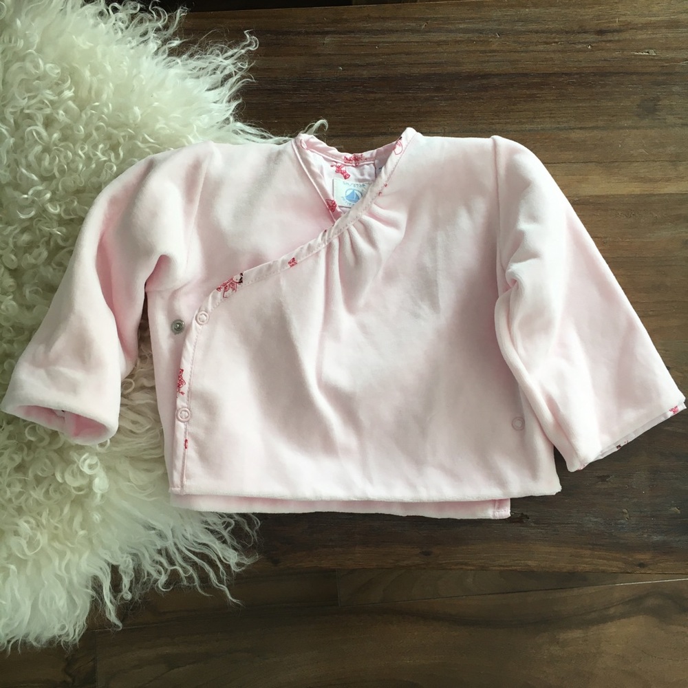 Petit Bateau Reversible kimono jacket
